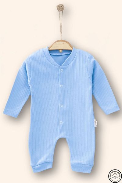 Nayinom 100% Cotton Plain Unisex Jumpsuit Without Booties