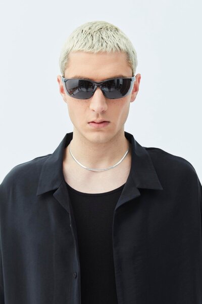 VAMOSCLO Basic Oversize Linen Suit Black