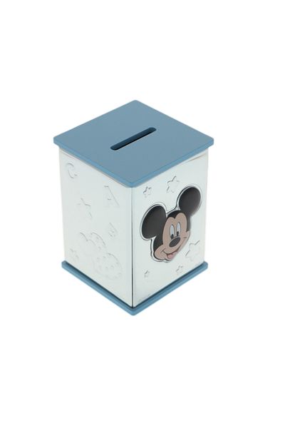 GiftExpress Mickey Mouse blue silver piggy bank