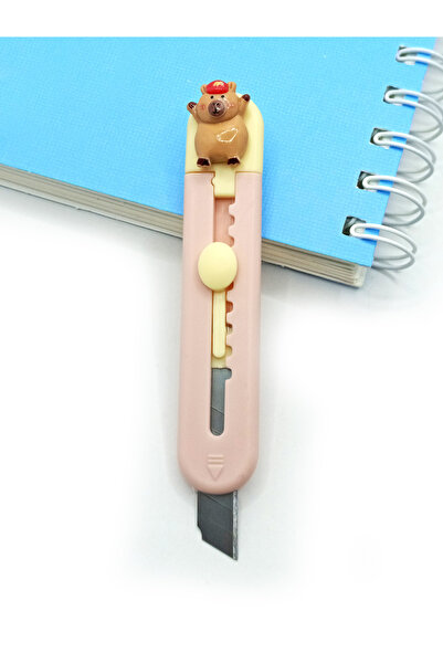 Limmy Mini Şekilli Falçata Maket Bıçağı - Capybara Pudra