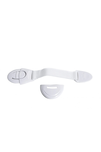 Empria Set of 10 flexible textile safety guards for doors and drawers, 20 cm, White, baby protection