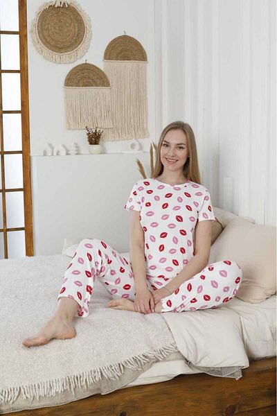 LİLA İÇ GİYİM SET Pijama PEGASUS CU MANECĂ SCURTĂ