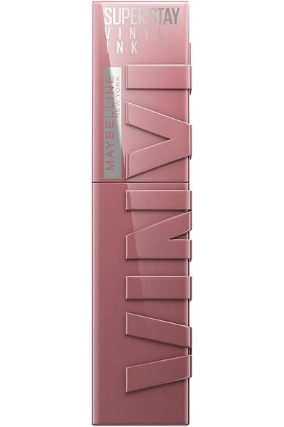 LEADING LINES Maybelline New York Superstay Nude Shock Vinyl Effect Liquid Lipstick - Gold 105