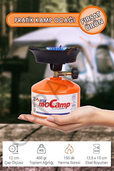 garaccu Portatif Mocamp Kamp Ocağı Piknik Ocağı, Minik Tüp (Çakmak Gazı İle D...