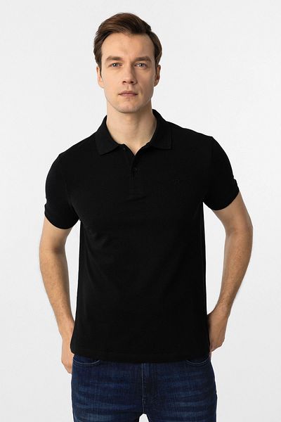 SÜVARİ Μπλουζάκι Polo Collar από βαμβακερό ύφασμα Cavalry Slim Fit