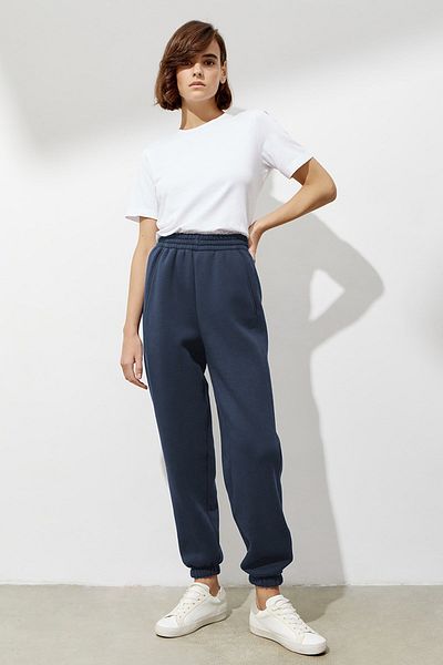 Madmext Γυναικείο φούτερ Navy Blue Comfort Fit Mg1353