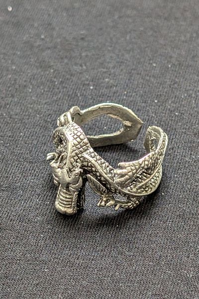 cheetah quality Dragon Design Vip a Grade Tarnish Resistant Adjustable Men Ring