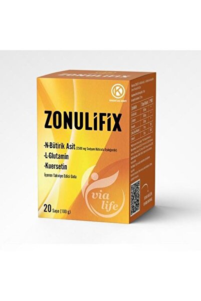 Kuazar İlaç Zonulifix N-Bütirik Asit, L-Glutamin, Kuersetin 20 Şase