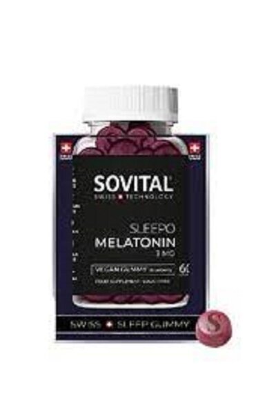 SOVITAL Sleepo Melatonin 3 Mg 60 Vegan Gummies