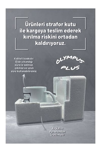 Olympus plus We Recommend to Those Who Do Nothing in the Morning, Noon, Evening, Labictrin Design Printed Luxury Mug Bar Cup