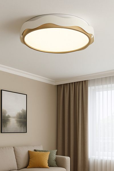 Lambadar Beramus Model Special Design 42 cm Large Size Modern 3 Colors (White-Daylight-Yellow) Plafonier Led Chandelier