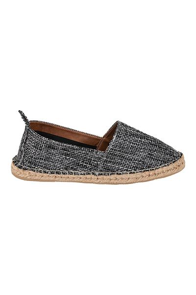 Streetfly Men's Melted Gray Handmade Straw Sole Espadrille