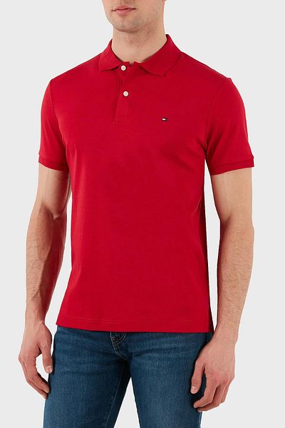 Tommy Hilfiger 100% Cotton Regular Fit Buttoned Polo Neck t Shirt Men Polo Neck t Shirt Mw0Mw39994