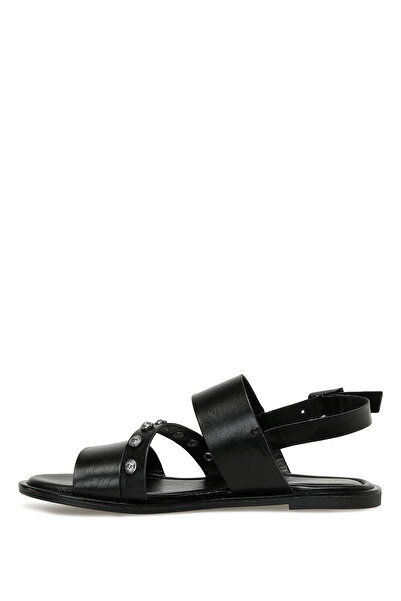 Nine West Yuny 3fx Siyah Kadın Düz Sandalet