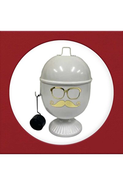 DECOOR MALL Metal Kapaklı Ve Ölçekli Deterjan Kutusu 2 Litre Kapasiteli (litre) Deterjanlık