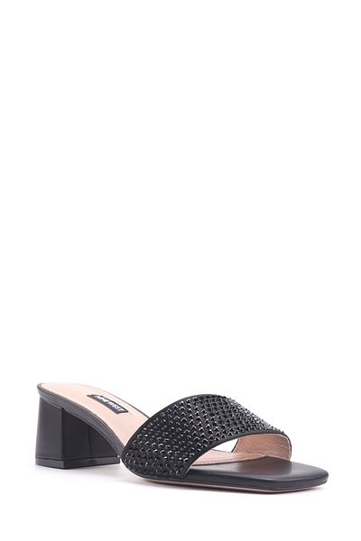 Nine West Finl 4Fx Black Women's Slippers