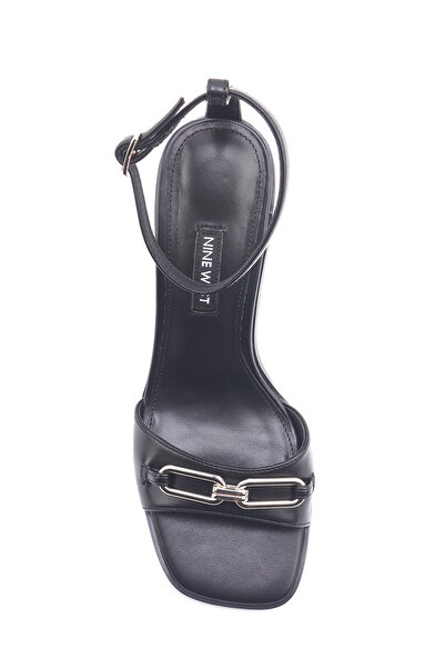 Nine West ALINASE 4FX Siyah Kadın Topuklu Sandalet