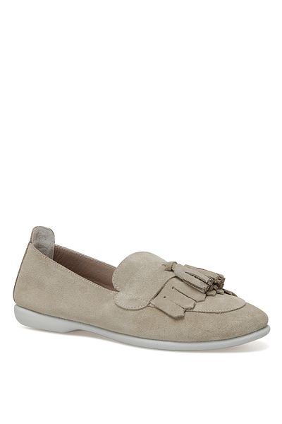 Nine West Luna 3fx - Beżowe damskie mokasyny