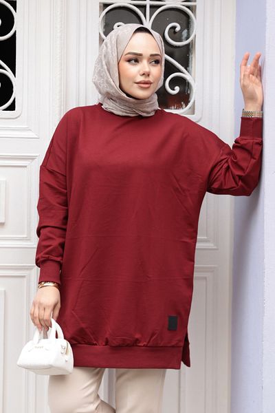 Neva Style Tunica hijab burgundy (30644BR)