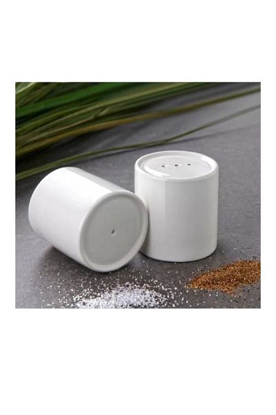 GÖNÜL GNL3464 Model Porcelain Heart Salt Shaker - 5.5x6Cm, Pack of 2