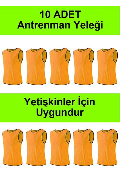 Liggo Adult Size 10 Pieces Training Vest - Beep Astroturf Idman Vest