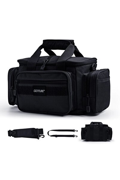 Choice حقيبة أدوات صيد من جوتور باللون الأسود، مقاس 38*23*19 سم، حقيبة كتف عا...