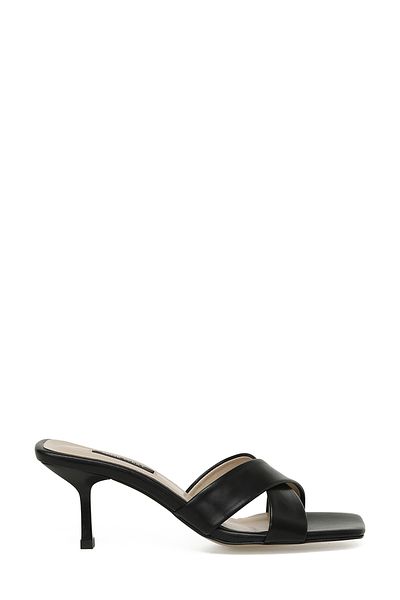 Nine West Narot 3Fx Black Women's Heeled Slippers