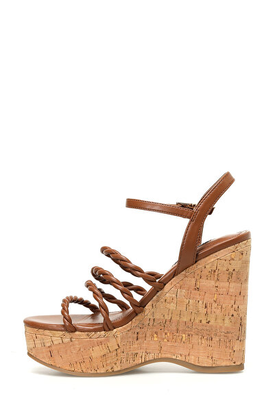Nine West RENEST3 3FX - Brown Women's Wedge Heel Sandals