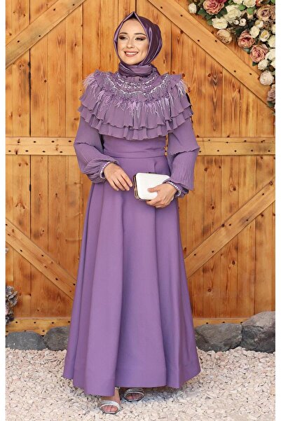 White Corner WHİTE CORNER Abiye 2697 Lila