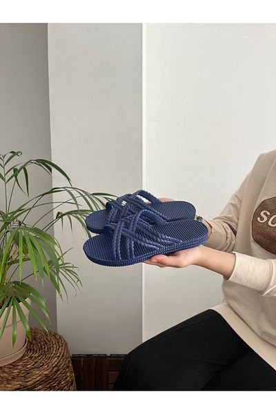 Behtah Kundura Soft Flexible Airblow Bathroom Balcony Beach Street Slippers with Non-Slip Sole