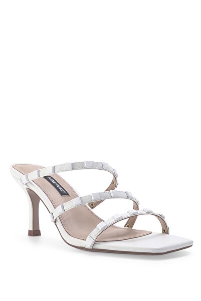 Nine West Vıra 3Fx Off-White Women's Heeled Slippers
