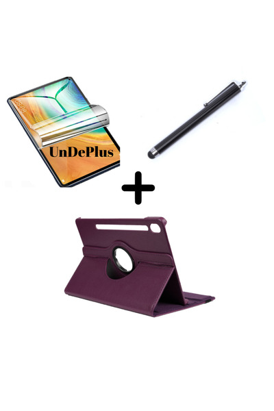 UnDePlus Galaxy Tab S10 Lite Fe/S10/S9 Fe/S9 Compatible Case Rotating Tablet Case Screen Protector Pen