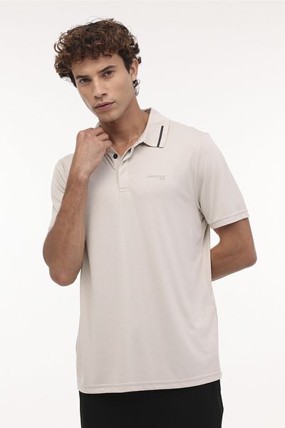lumberjack Ml Luke 12Itl1061 4Fx Beige Men's Short Sleeve T-Shirt