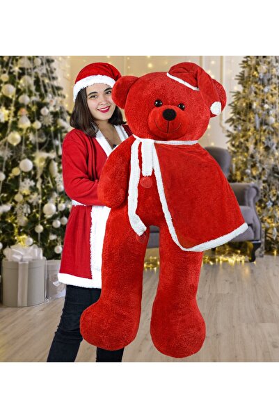 Özgüner Oyuncak 130 Cm Santa Claus Cloaked Bobo Teddy Bear New Year, Christma...