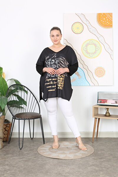 XL Modam Women's Digital Printed Truvacar Sleeve Large Size Tunic