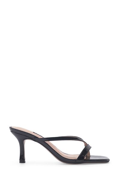 Nine West CHARDO 3FX Siyah Kadın Topuklu Terlik