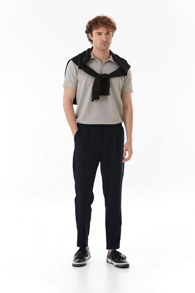 Fulla Moda Pantaloni cu talie elastică și cravată