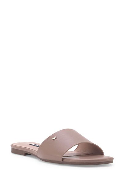 Nine West Peace 3fx Kahverengi Kadın Düz Terlik