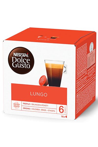 Nescafe Kávová kapsle Nescafe Dolce Gusto Lungo 16 x 5,6 g (89,6 g)