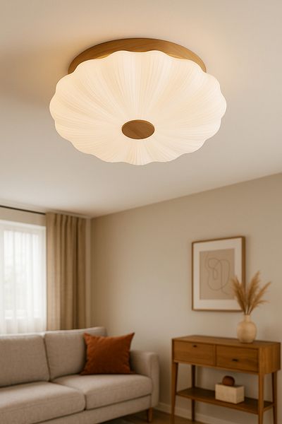 Lambadar Girakon Model Special Design 52 cm Large Size Modern 3 Colors (White-Daylight-Yellow) Plafonier Led Chandelier