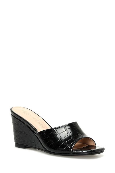 Nine West JUNAL 4FX Schwarze Damenhausschuhe