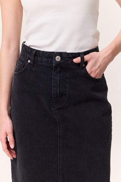 Manuka Langer Denim Ettek Schwarz