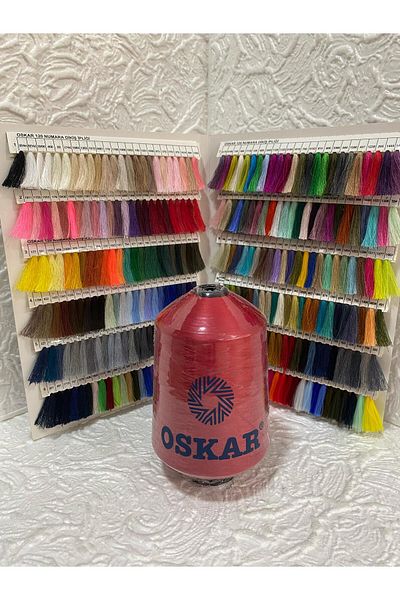 Oskar Overlock Thread (Muz Ip) 500Gr (Light Bordo)