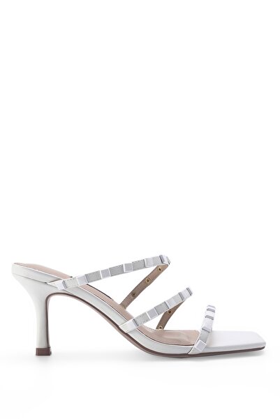 Nine West Vıra 3Fx Off-White Women's Heeled Slippers