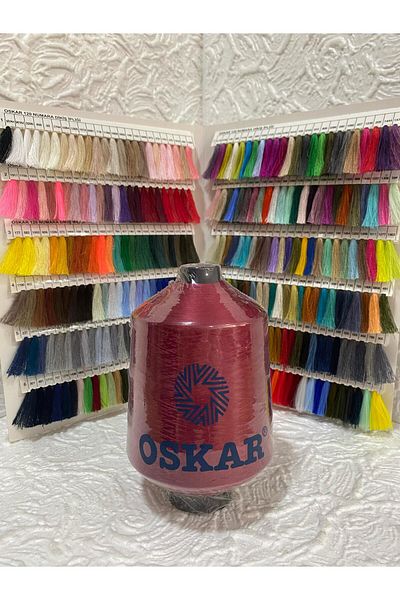 Oskar Overlock Thread (Muz Ip) 500Gr (Bordo)