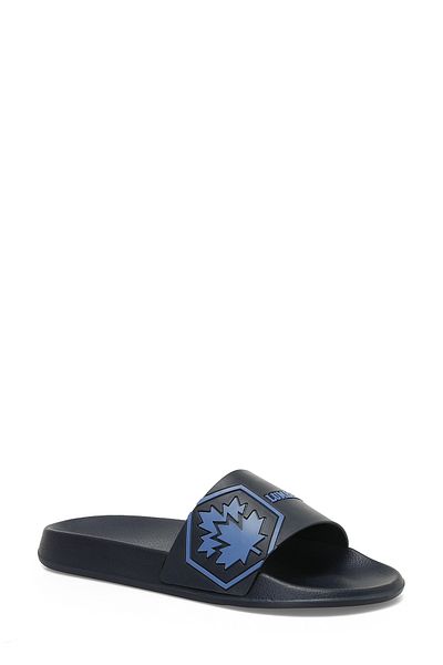 lumberjack ERICKY 4FX. Marineblaue Herrenhausschuhe