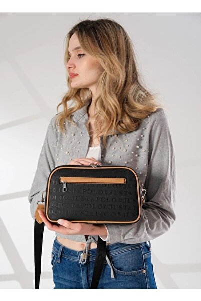 Just Polo Red Combination Color 5 Compartment Women's Hand and Shoulder Bag Fast Shipping Quality Product 2120-str 1303