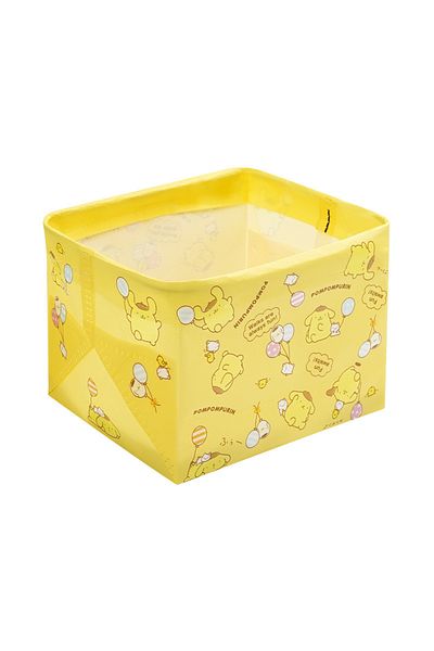 Choice Pompurin Sanrio Hello Kitty Kuromi Foldable Clutter Storage Box Desktop Dormitory Cosmetics Snacks O