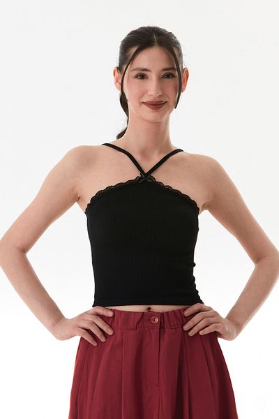 Fulla Moda Crop Body cu curele încrucișate
