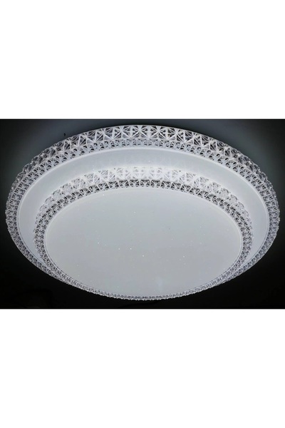 Lambadar Diez Model Özel Tasarım 42 Cm Büyük Boy Modern 3 Renk(BEYAZ-GÜN IŞIĞI-SARI) Plafonyer Led Avize